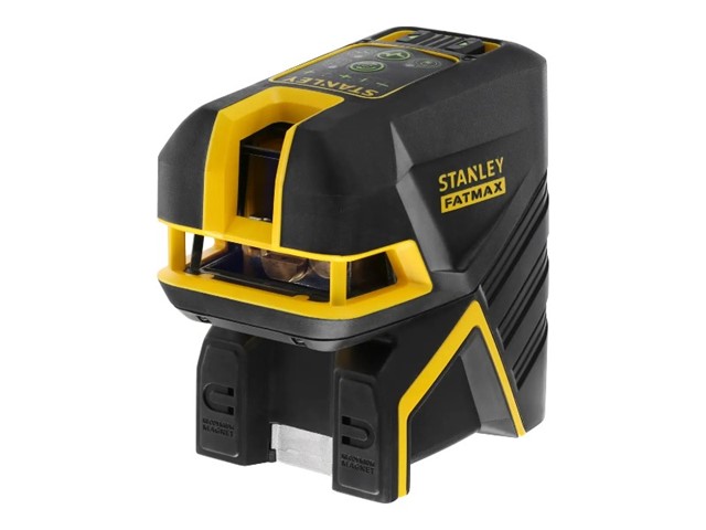 Križni laser Stanley FATMAX z 2 točkama, zelen žarek, Li-Ion
