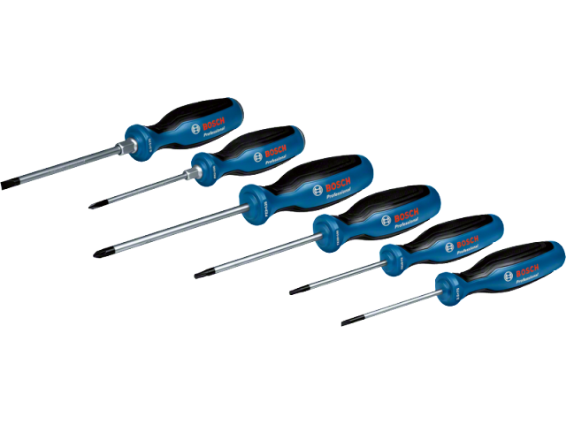 6-delni mešani komplet izvijačev Bosch, SL/PH/PZ/TX, 1600A02CV3