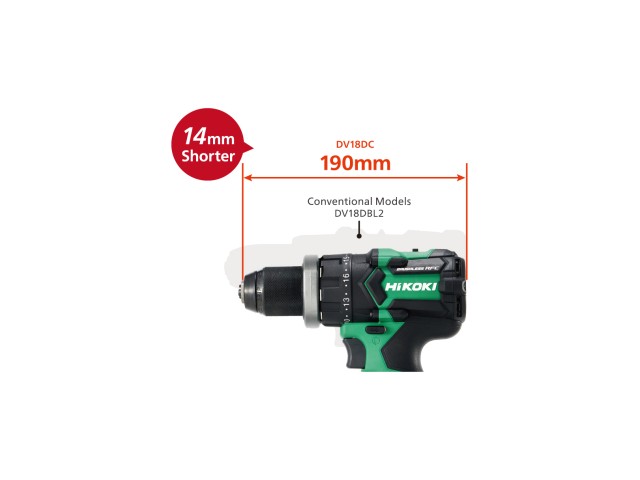 Vrtalnik vijačnik HiKOKI DS18DC-W2Z