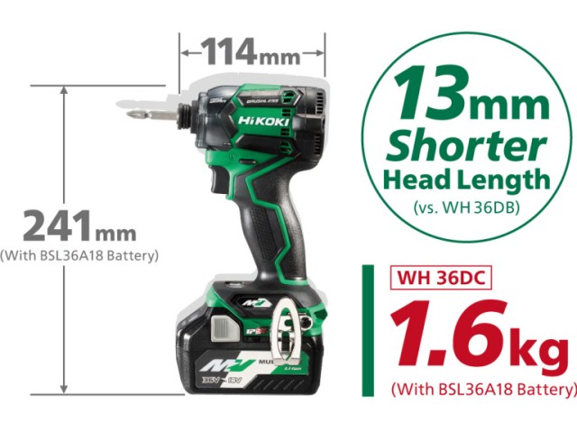 Vijačnik HiKOKI WH36DC-W2Z