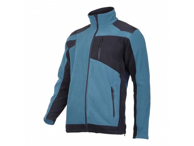 Jakna iz flisa z ojačitvami Lahti PRO, turkizno-črna, S-3XL