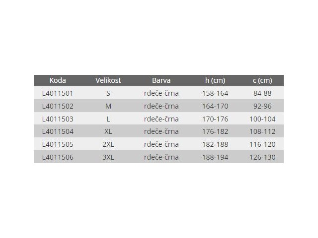 Ojačana jakna-flis Lahti PRO, rdeče-črna, S-3XL