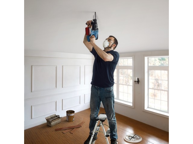 Akumulatorsko vrtalno kladivo Bosch GBH 180-LI s sistemom SDS plus v kartonu, 18V, 2J, 4-20 mm, 2.3kg, 0611911120