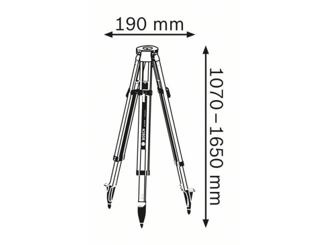 Gradbeno stojalo Bosch BT 170 HD, 5/8