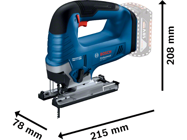 Akumulatorska vbodna žaga Bosch GST 185-LI, 06015B3024