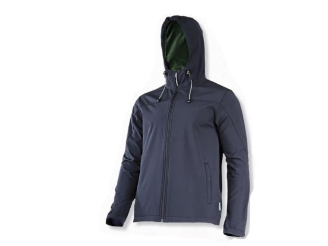 Jakna SOFTSHELL Lahti pro s kapuco, črna, S-3XL