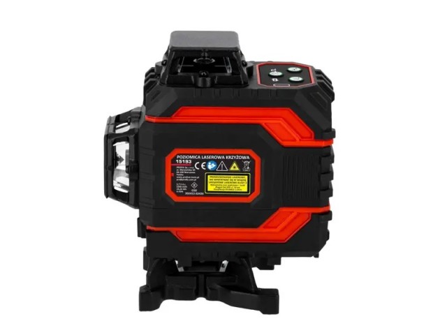 Križno linijski laser Proline zeleni 4 žarki, 25m, 360°