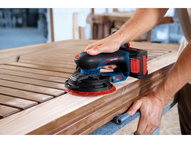 Akumulatorski ekscentrični brusilnik Bosch Expert EXEX 18V-150-5, 0601372901