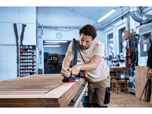 Akumulatorski ekscentrični brusilnik Bosch Expert EXEX 18V-150-5, 0601372901