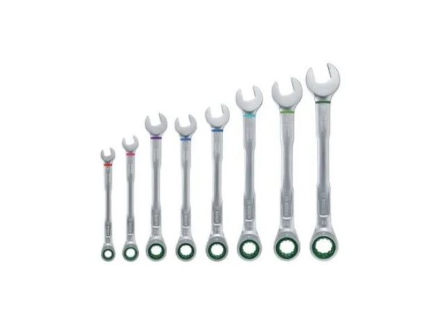 8-delni komplet Bosch kombiniranih ključev z ragljo, 1600A027PS