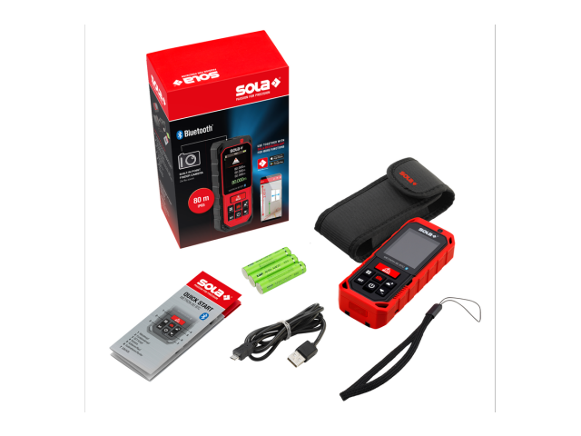 Laserski merilnik razdalje Sola, METRON 80 BTC, 0,05 - 80 m, 71029101