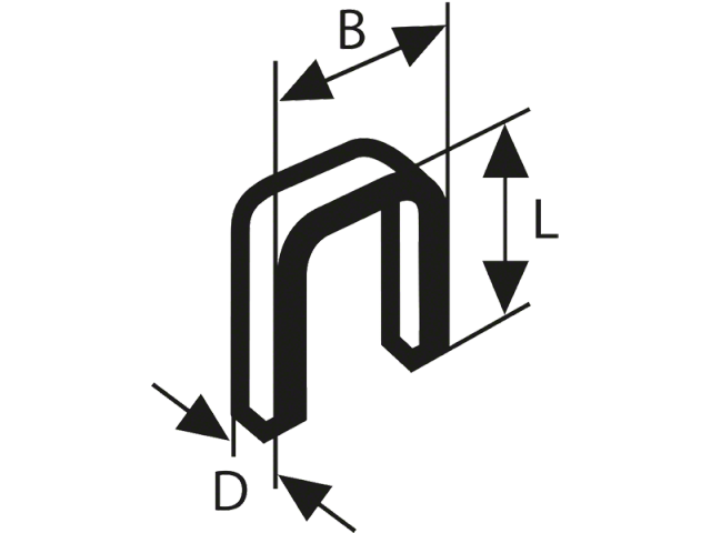 Sponke Bosch tip 55, Dimenzije: 12,0mm, Pakiranje: 1000kos., 2609255825