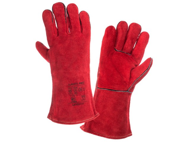Usnjene rokavice za varjenje Lahti PRO, 2XL, L270311K