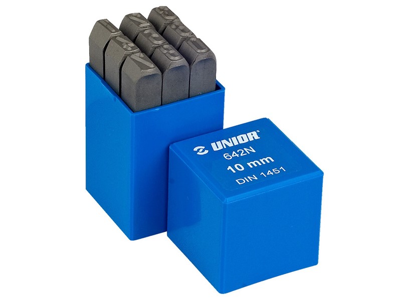 Garnitura žigosnih točkal s številkami UNIOR 642NPB