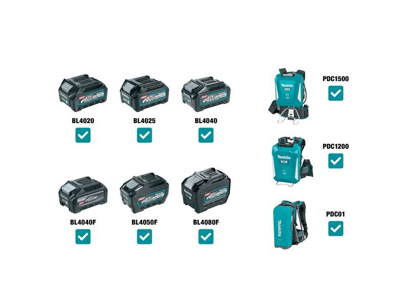 Akumulatorske podaljšane škarje za živo mejo Makita UN001GZ