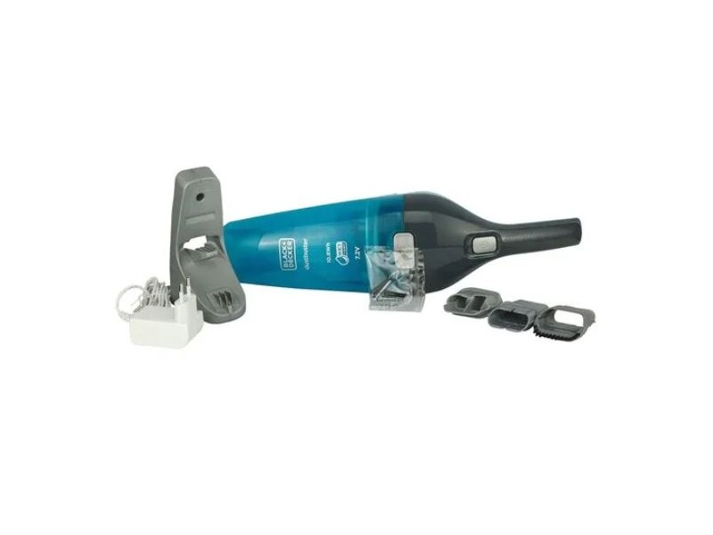 Akumulatorski mokro suhi ročni sesalnik Black and Decker WDC215WA, 7.2V, 837 L/min, 385ml, 0.67kg