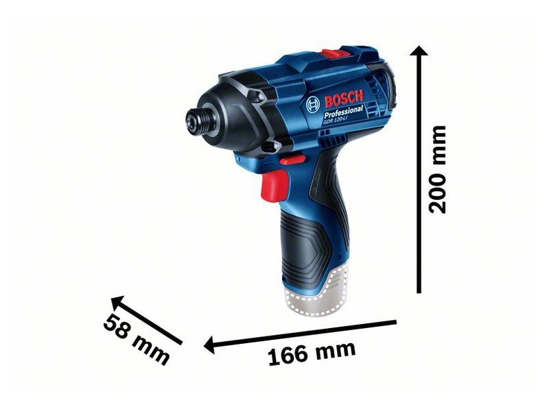 Akumulatorski udarni vijačnik Bosch GDR 120-LI, 06019F0000