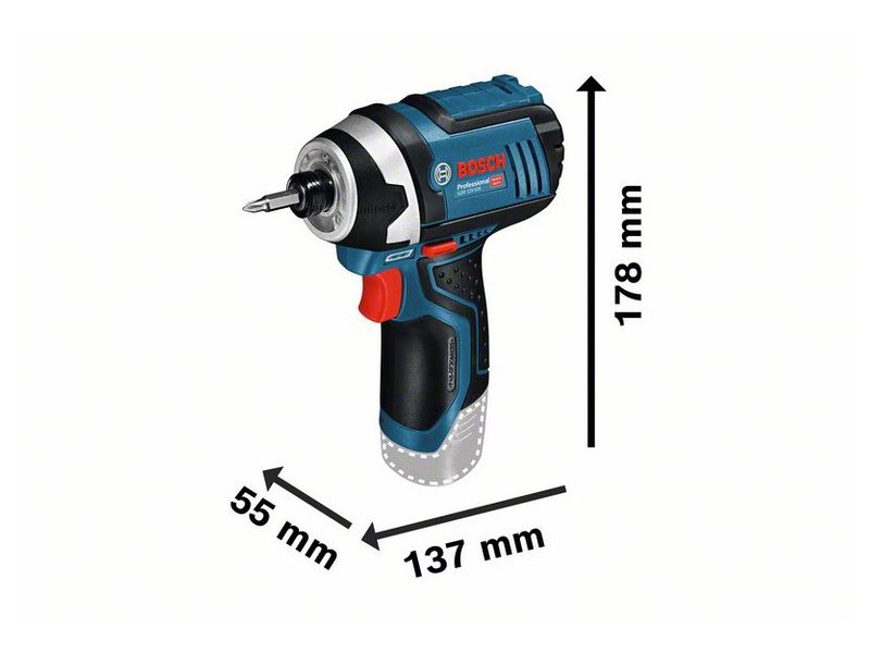 Akumulatorski udarni vijačnik Bosch GDR 12V-105, 06019A6901