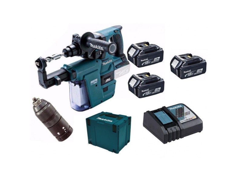 Akumulatorsko vrtalno kladivo Makita DHR243T3JW