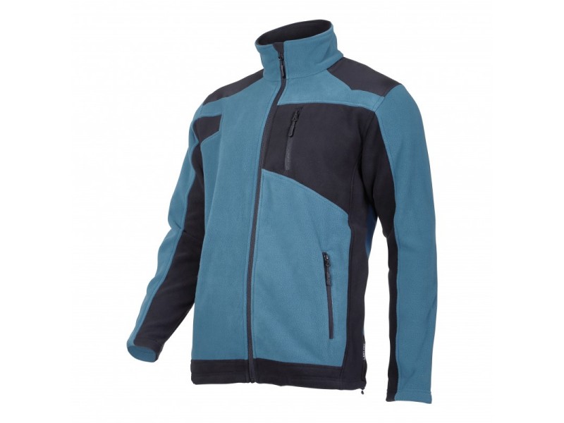 Jakna iz flisa z ojačitvami Lahti PRO, turkizno-črna, S-3XL