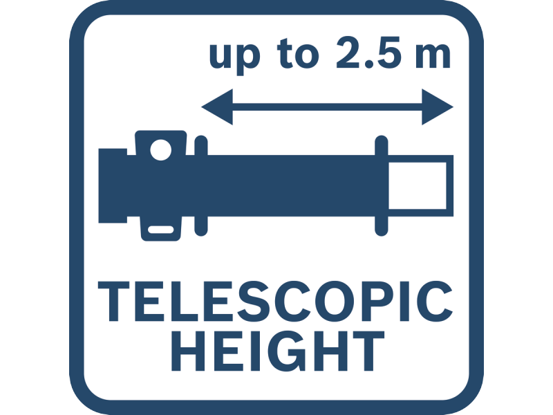 Akumulatorske teleskopske škarje za živo mejo Bosch GHE 18V-50 TP, 06008D5000