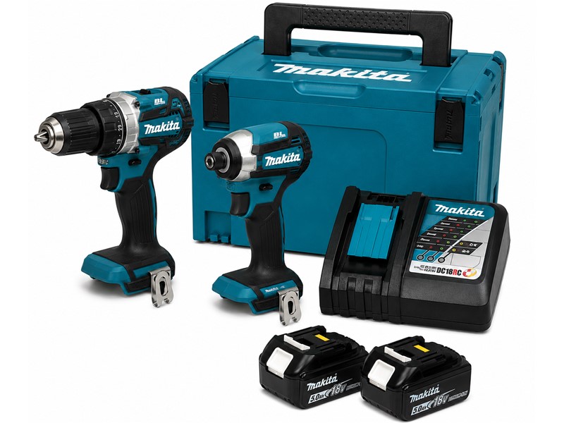 2-delni set akumulatorskega orodja Makita DLX2577TJ