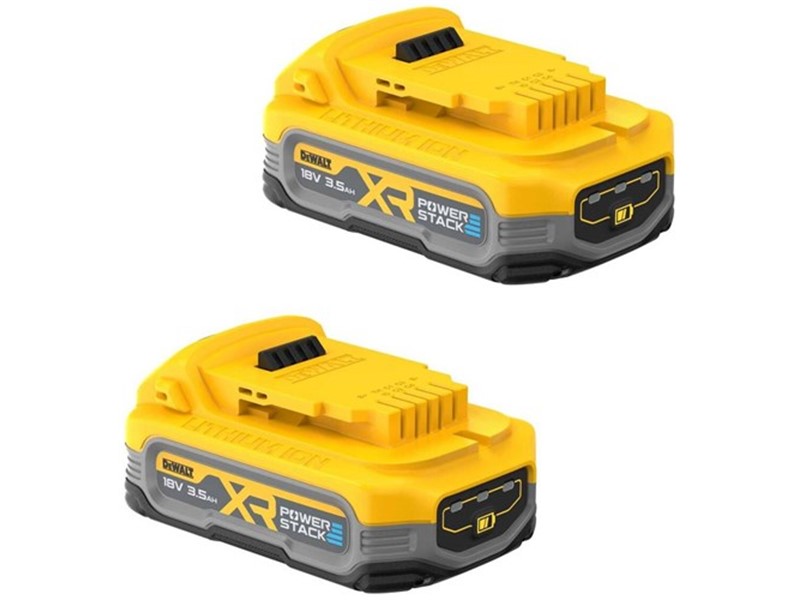 Set akumulatorjev Dewalt POWERSTACK DCBP318S2, 18V/3.5Ah