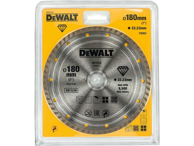 Diamantna rezalna plošča Dewalt DT3722