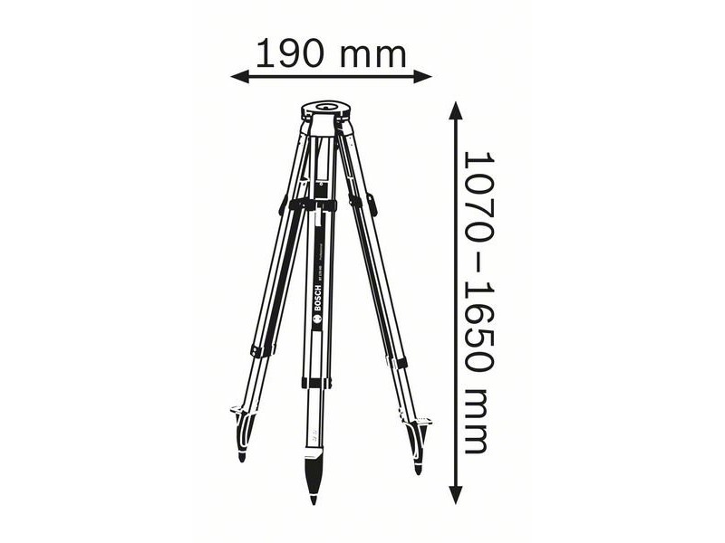 Gradbeno stojalo Bosch BT 170 HD, 5/8