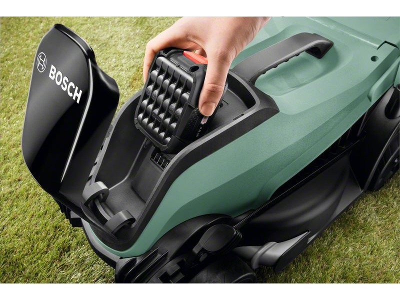 Akumulatorska kosilnica Bosch CityMower 18-300, 18V, 300m2, 34cm, 31L, 30-60mm, Sistem „Ergoflex“, 9.9kg, 06008B9A01