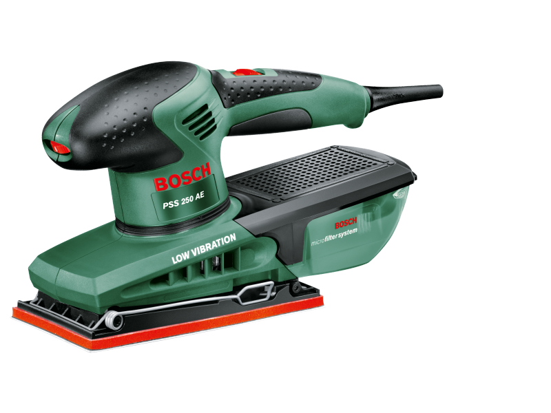 Vibracijski brusilnik Bosch PSS 250 AE, 250W, 1.6kg, 0603340220