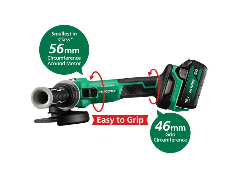 Akumulatorski kotni brusilnik HiKOKI G1813DVE-W2Z