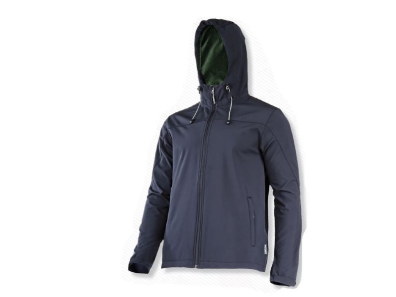 Jakna SOFTSHELL Lahti pro s kapuco, črna, S-3XL