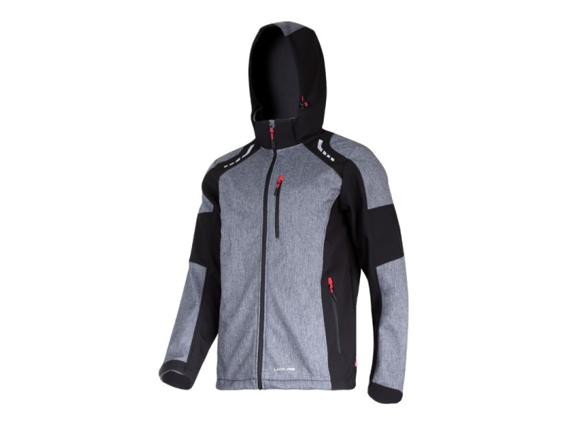 Jakna Softshell Lahti PRO, sivo-črna, S-3XL