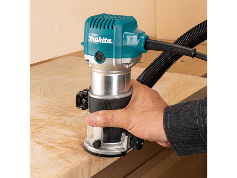 Električni enoročni rezkalnik Makita RT0702CX2 v torbi