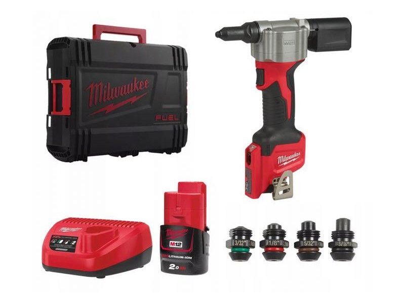 Akumulatorsko orodje za kovičenje Milwaukee M12 BPRT-201X, 4933464405