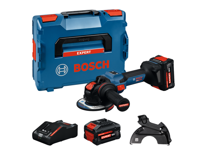Akumulatorski kotni brusilnik s sistemom X-LOCK Bosch EXPERT EXWX18V-15S, 06019M6101