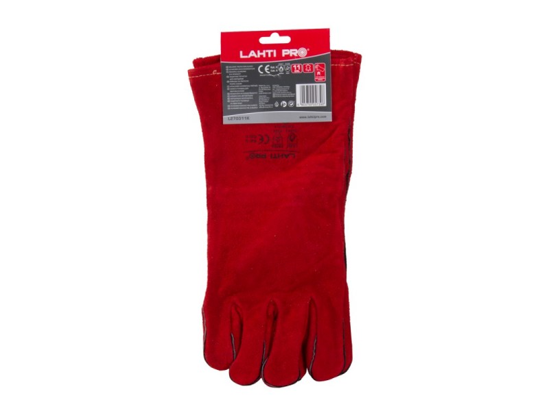 Usnjene rokavice za varjenje Lahti PRO, 2XL, L270311K