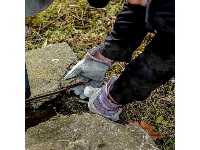 Zaščitne rokavice Lahti PRO, kravje usnje, 10 (XL), Pakiranje: 12kos, L270510W