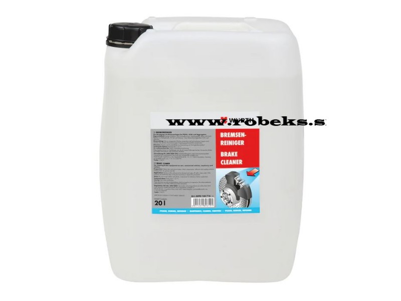 Čistilo za zavore Wurth, 20L, 0,714 g/cm3/pri 20 ° C, 0890108716