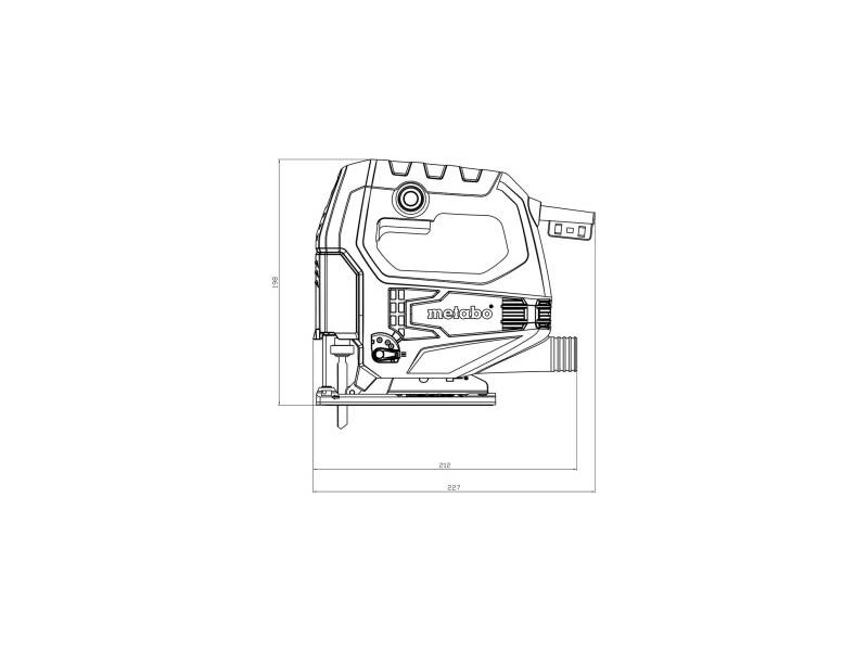 Vbodna žaga Metabo STEB 65 Quick, 601030500