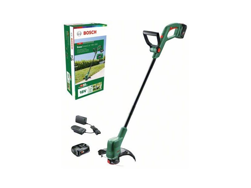 Akum.kosilnica z nitjo Bosch EasyGrassCut 18-26, PBA 2,0Ah, AL1810CV, 1,6mm, 26cm, 2,2kg, 06008C1C05