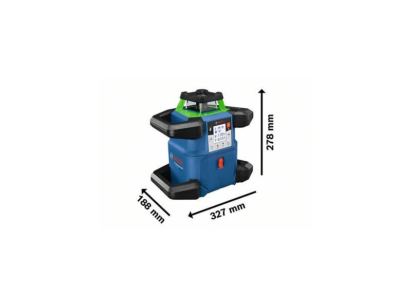 Rotacijski laser Bosch GRL 650 CHVG, ±8,5 % (±5°), 18V, 650M, 4,3kg, 0601061V00