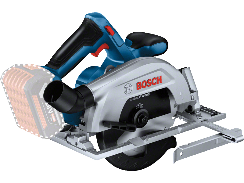Akumulatorska krožna žaga Bosch GKS 185-LI, 18V, 165x20mm, 57mm, 5.000min., 06016C1221
