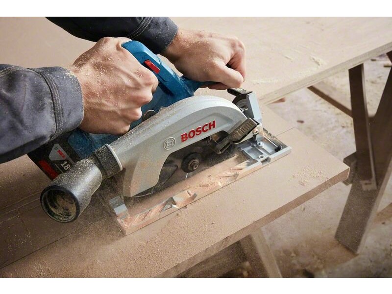 Akumulatorska krožna žaga Bosch GKS 185-LI, 18V, 165x20mm, 57mm, 5.000min., 06016C1221