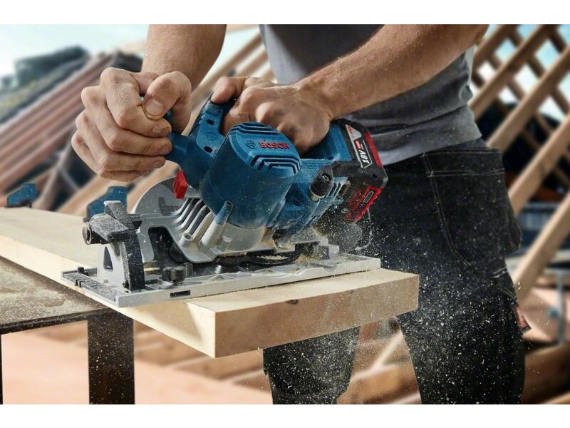 Akumulatorska krožna žaga Bosch GKS 185-LI, 18V, 165x20mm, 57mm, 5.000min., 06016C1221