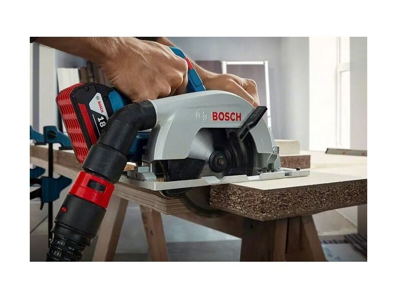 Akumulatorska krožna žaga Bosch GKS 185-LI, 18V, 165x20mm, 57mm, 5.000min., 06016C1221