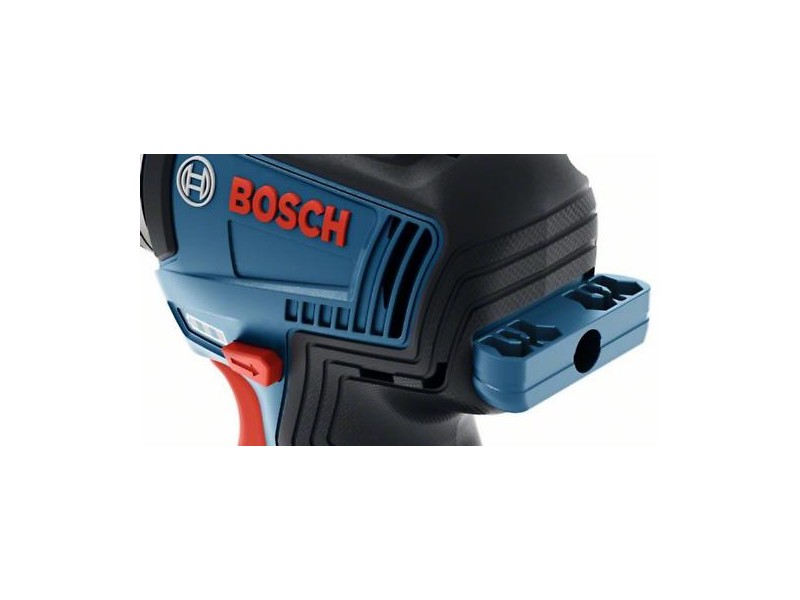 Akum.vrtalnik vijačnik Bosch GSR 12V-35FC + adapterji, L-Boxx, 2xGBA 18V 3,0Ah+GAL12V-40, 8mm, 06019H3000