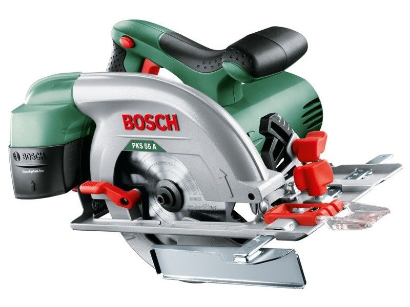 Ročna krožna žaga Bosch PKS 55 A , 1.200 W, 0 – 55 mm, 160 mm, 0603501020