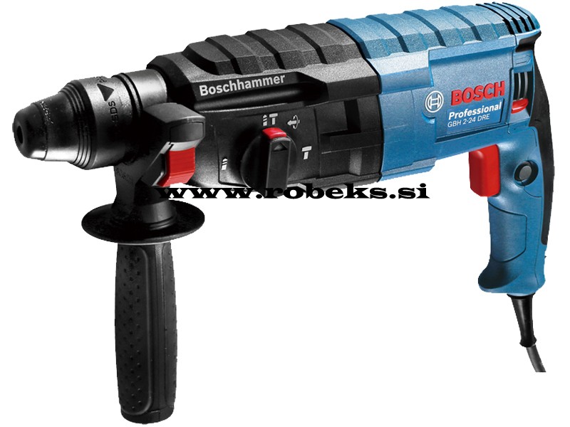 Bosch GBH 240, vrtalno kladivo SDS-plus, Moč: 790W, Vrtanje: 24mm, Teža: 2,8kg, 0611272100